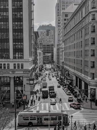 San Francisco Downtownのeditorial素材
