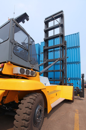 Container loading dockのeditorial素材