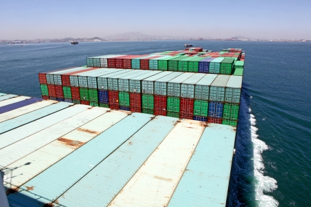 Container shipの写真素材