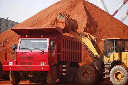 Iron ore terminalの写真素材