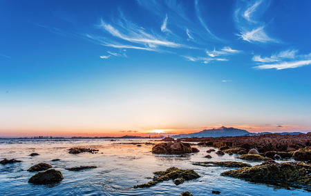 seaside viewの写真素材