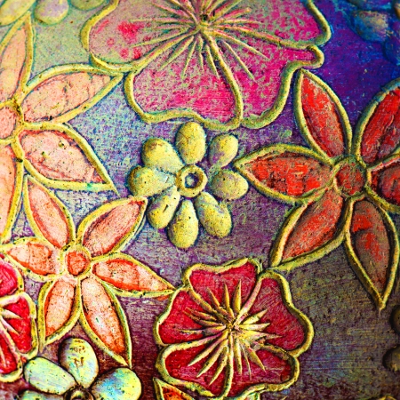 art flower color stone texture wallpaper の写真素材