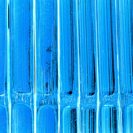 bright blue art repetitive lineの写真素材