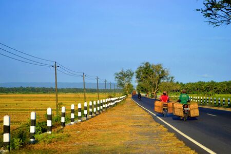 Street view in Yogyakartaのeditorial素材