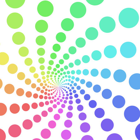 painting composed of circles with pattern graphics