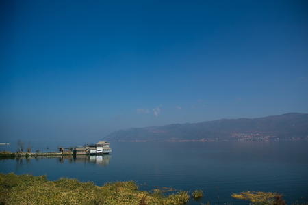Mountain and Lakeの写真素材
