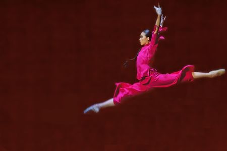 CHENGDU - SEP 5: The national ballet of china perform The Red Detachment of Women at SICHUAN coliseum SEP 5, 2010 in Chengdu, China.のeditorial素材