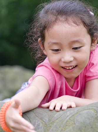 happy little girl の写真素材