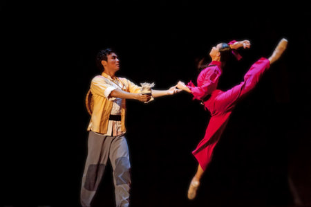 CHENGDU - SEP 5: The famous chinese ballet 