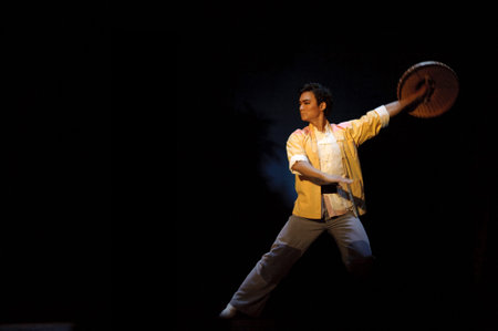 CHENGDU - SEP 5: The famous chinese ballet The Red Detachment of Women performed by The national...