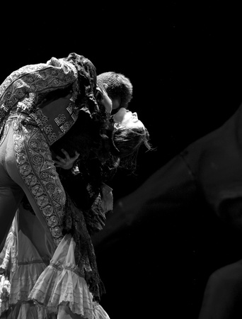 The Best Flamenco Dance Drama "Carmen" performed by The Ballet Troupe of Spanish Rafael Aguilar(The Ballet Teatro Espanol de Rafael Aguilar) at JINCHENG theater DEC 28, 2008 in Chengdu, China.のeditorial素材