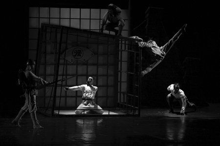 CHENGDU - Nov 18: the famous chinese dance drama Railway Guerrillas performed by ZongZheng dance...