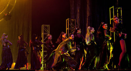 CHENGDU - OCT 25: The famous Hungarian modern dance drama Evening Banquet performed by Hungarian...