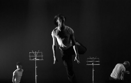 CHENGDU,CHINA - APR 8: hip-hop dance SOLO performed by french modern dance troupe at ShengGe theater...