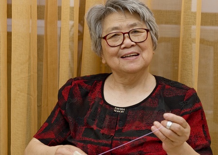 sewing grandmaの写真素材