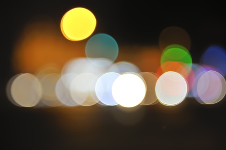 abstract colorful defocused circular facula の写真素材