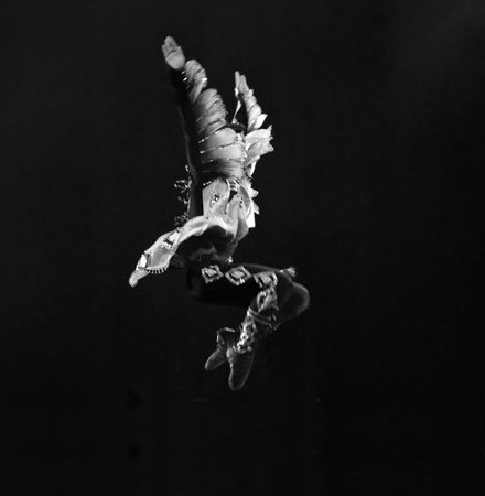 CHENGDU - DEC 16: Chinese Uigur dancers perform ethnic group dance on stage at JINCHENG theater in the 7th national dance competition of china on Dec 16,2007 in Chengdu, China.のeditorial素材