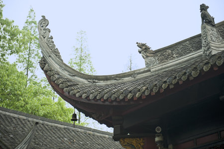 details of buddhist templeの写真素材