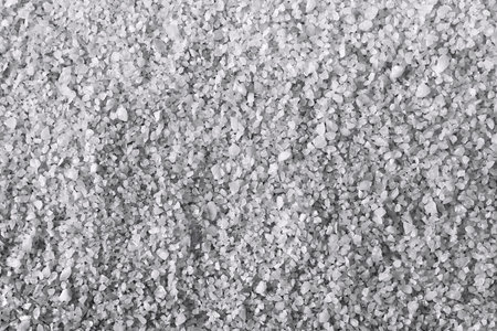 A lot of small white translucent crystals