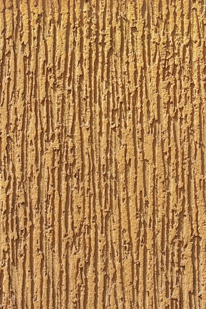 Fragment of light brown ornamental wall stucco covering の写真素材
