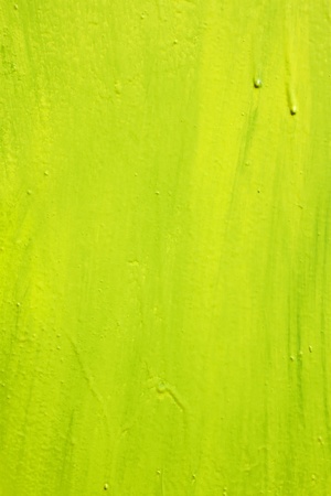 Vertical metal sheet painted in light green clouse-up. Fine sunny weatherの写真素材