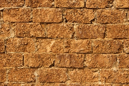 Detail of the typical wall with big limestone blocksの写真素材