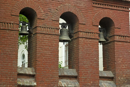 Fragment of the bell tower John the Baptizer in Lviv, Ukraineの写真素材