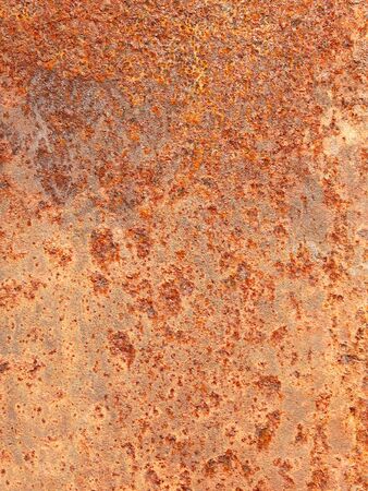Fine grungy structure of rusty iron sheet as a textureの写真素材