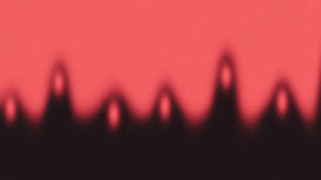 Abstract strange scary dark silhouettes on a red and pink background, creative artistic illustrationの写真素材