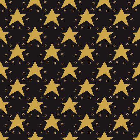 Hand drawn seamless vintage pattern. Vector background, retro style.のイラスト素材