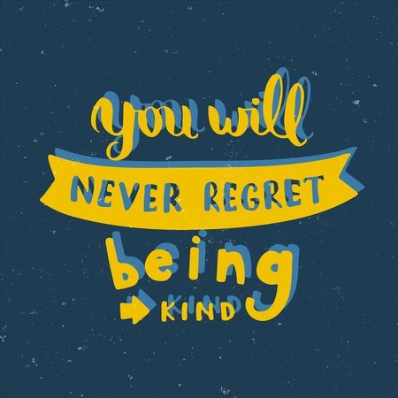 Vector calligraphy. Hand drawn lettering poster. Vintage typography card.のイラスト素材