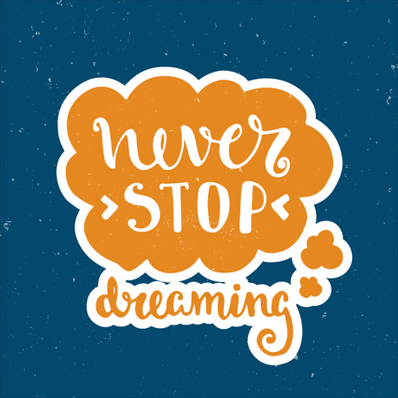 Vector calligraphy. Hand drawn lettering poster. Vintage typography card.のイラスト素材