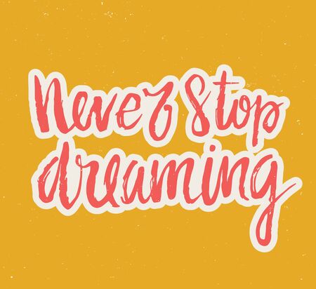 Vector calligraphy. Hand drawn lettering poster. Vintage typography card.のイラスト素材