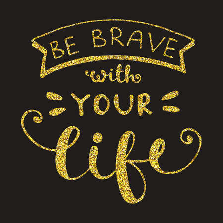 Vector calligraphy. Hand drawn lettering poster. Vintage typography card.のイラスト素材