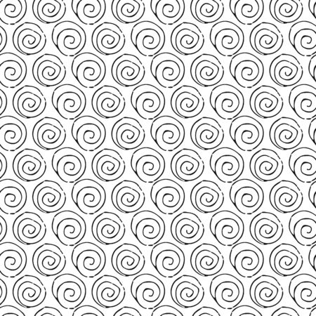 Seamless grunge vector pattern. Hand drawn background in sketch style.のイラスト素材