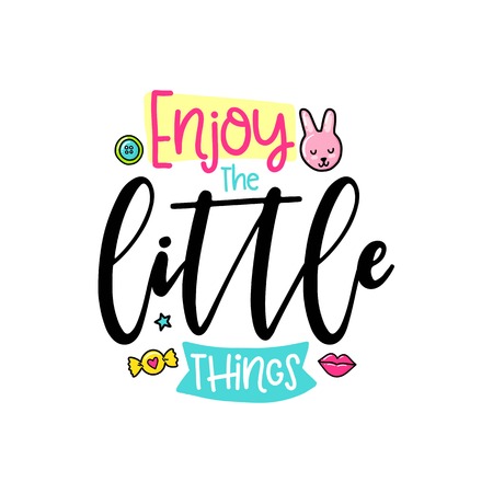 Creative typography card with phraseのイラスト素材