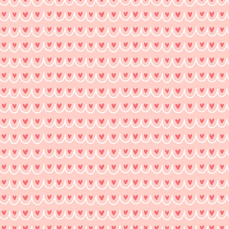 Doodles cute seamless patternのイラスト素材