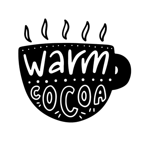 Vector poster with phrase. Typography isolated card, image with lettering and decor. Black quote on white background. Design for t-shirt and prints.のイラスト素材