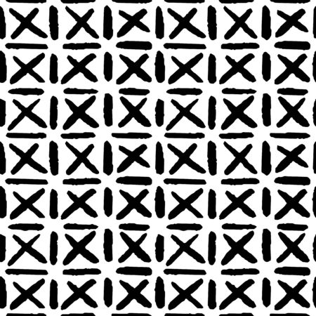 Hand drawn seamless pattern.のイラスト素材