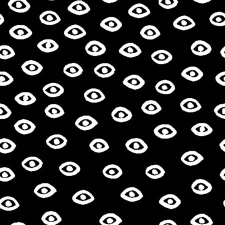 Hand drawn seamless pattern.のイラスト素材
