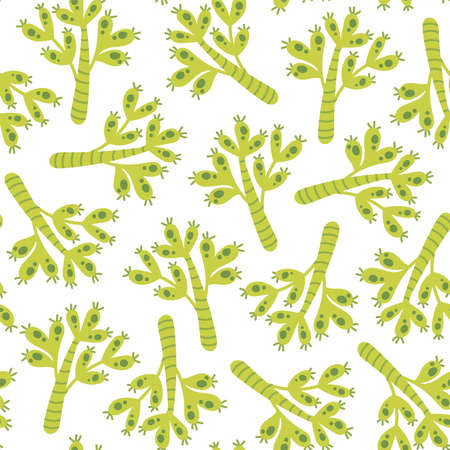 Seamless cactus patternのイラスト素材