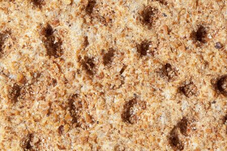 Close up of a cracker bottom.  Shot with macro lensの写真素材