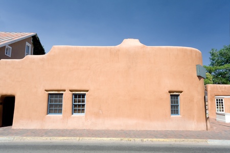 Adobe Home in Santa Fe, New Mexicoのeditorial素材