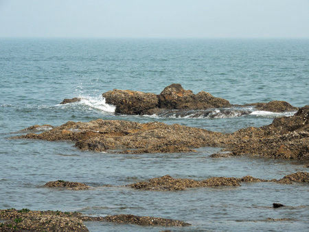           Beautiful scenery on the sea in the summer