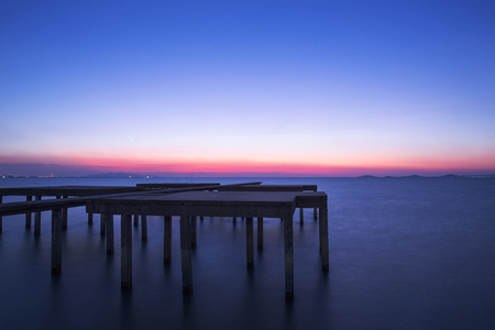 A panoramic view of the skyline of beaches and coastlines in Chinaの写真素材