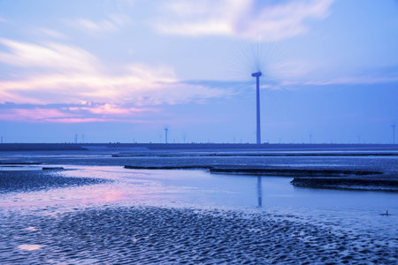 A panoramic view of the skyline of beaches and coastlines in China