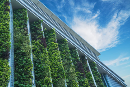 Appearance and greening of modern urban buildings in Suzhou, China