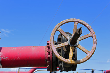 Valves and pipingの写真素材