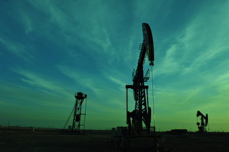 The oil pumpの写真素材