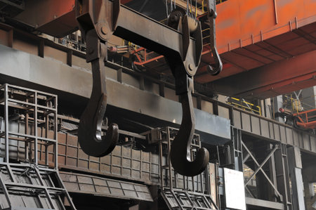 Smelting of metal casting, steel
